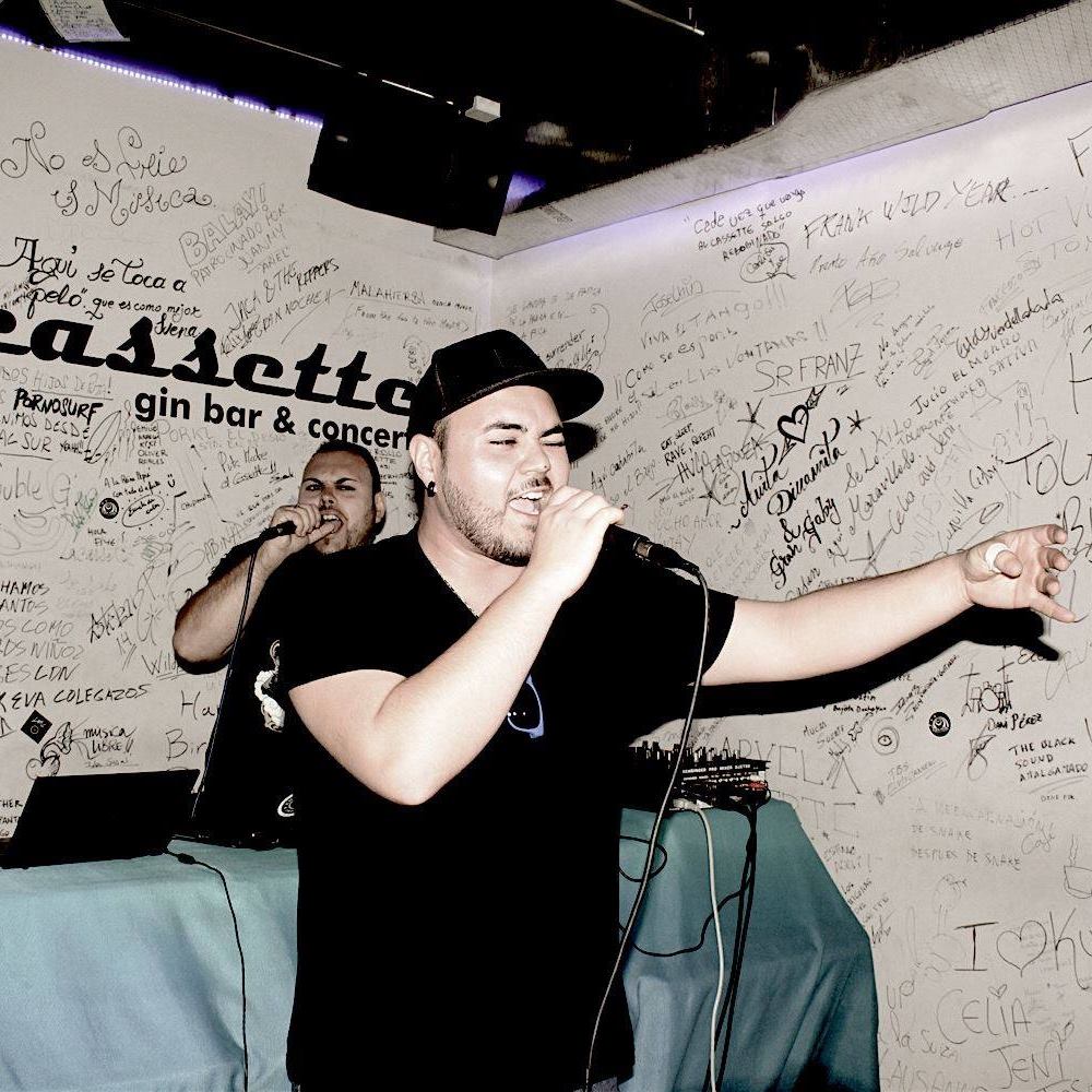 Rapero en concierto